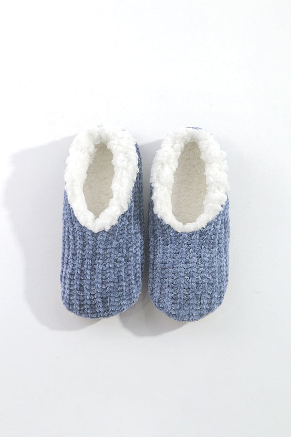 Carraig Donn Cosy Knit Slipper Sock in Navy