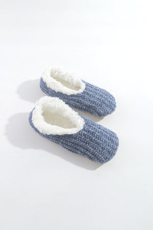 Carraig Donn Cosy Knit Slipper Sock in Navy