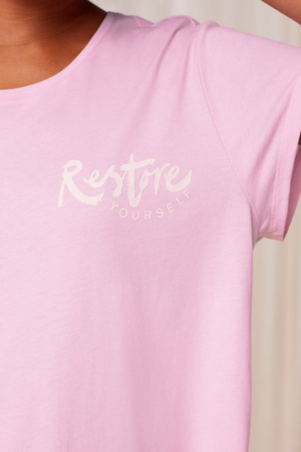 Carraig Donn Cotton Nightdress in Pink