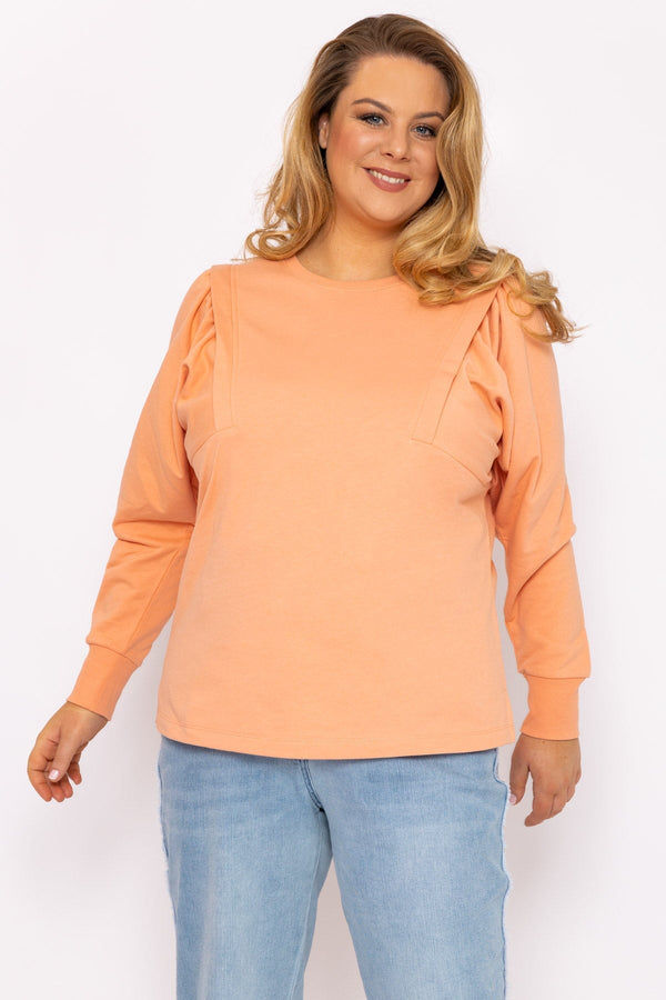 Carraig Donn Cotton Sweatshirt in Orange