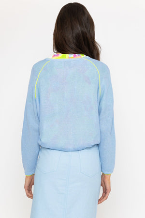 Carraig Donn Cratt Cardigan in Blue