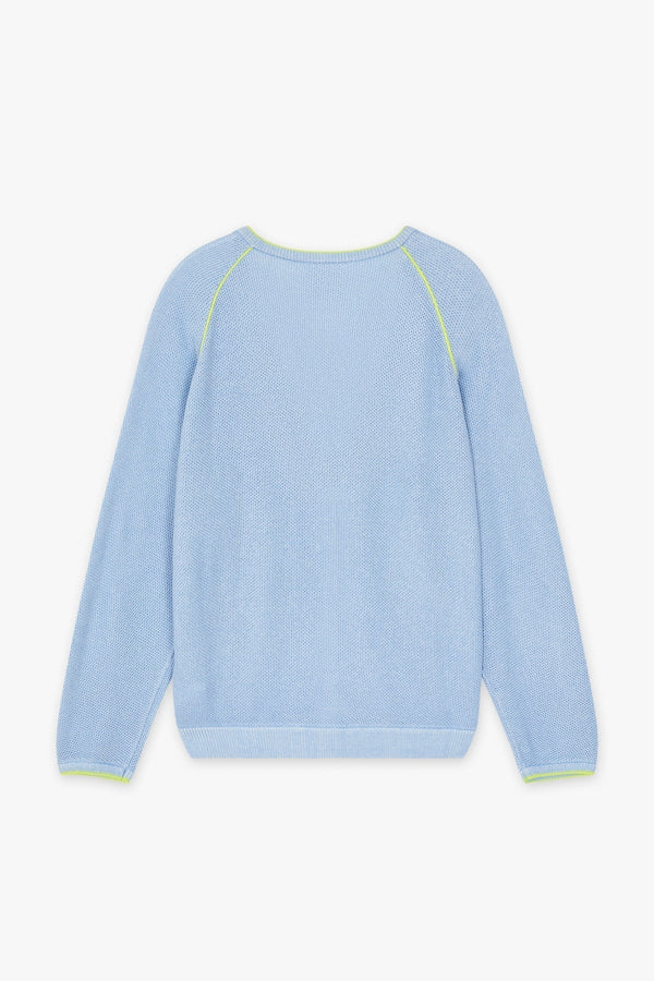 Carraig Donn Cratt Cardigan in Blue