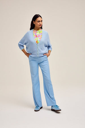 Carraig Donn Cratt Cardigan in Blue