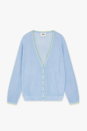 Carraig Donn Cratt Cardigan in Blue