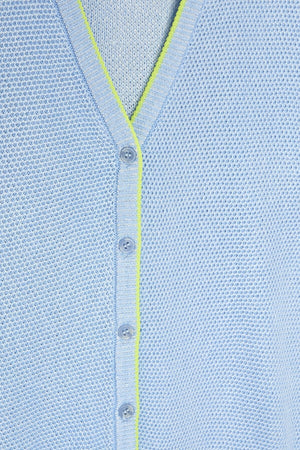 Carraig Donn Cratt Cardigan in Blue