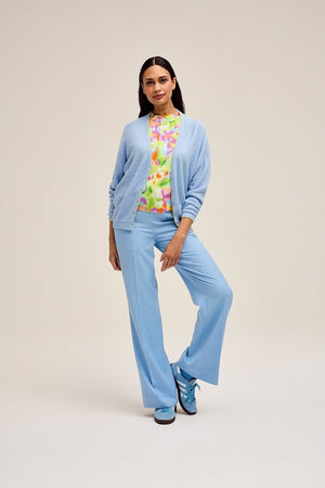 Carraig Donn Cratt Cardigan in Blue