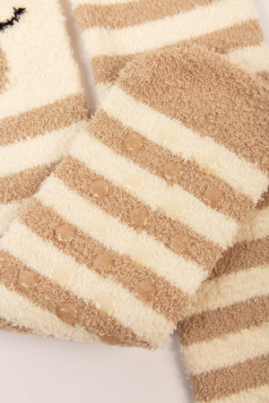 Carraig Donn Cream Fluffy Boxed Slipper Socks