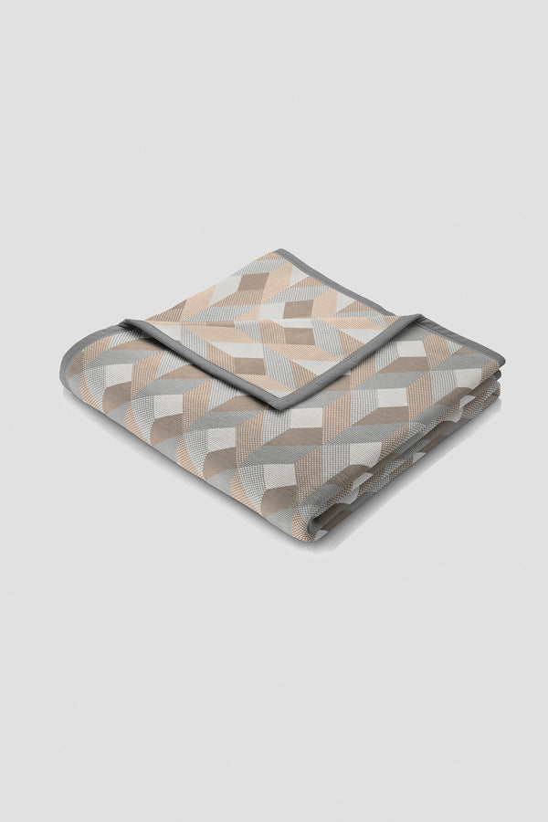 Carraig Donn Cream Geometric Throw