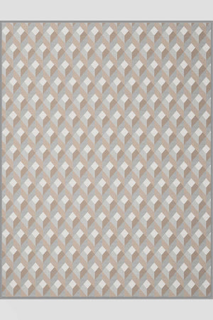 Carraig Donn Cream Geometric Throw