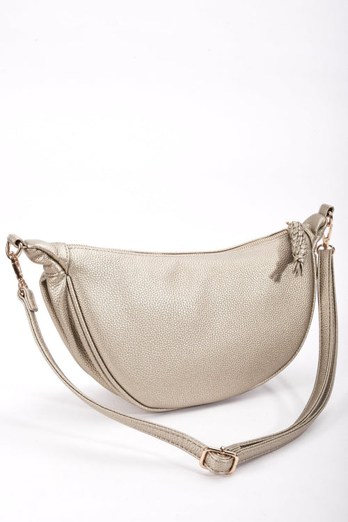 Crescent Crossbody in Gold