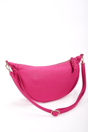 Carraig Donn Crescent Crossbody in Pink