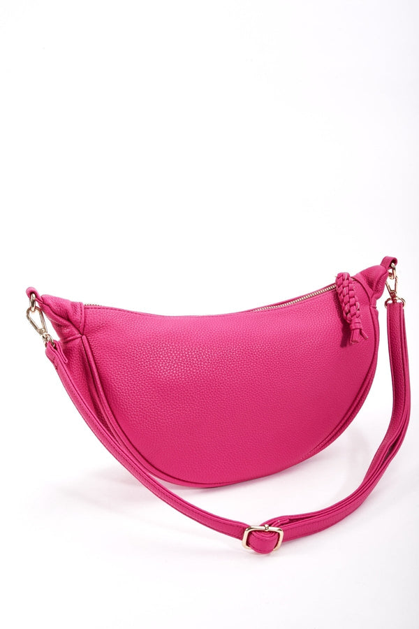 Carraig Donn Crescent Crossbody in Pink
