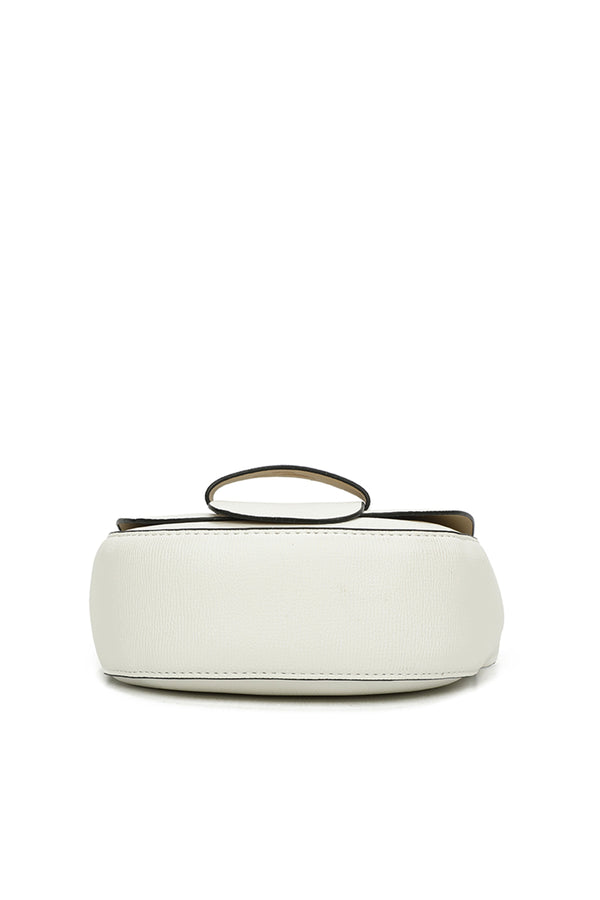 Carraig Donn Crescent Crossbody in White