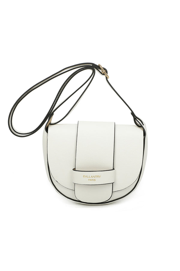 Carraig Donn Crescent Crossbody in White