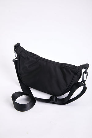 Carraig Donn Crescent Shape Crossbody in Black