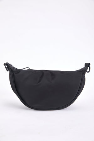 Carraig Donn Crescent Shape Crossbody in Black