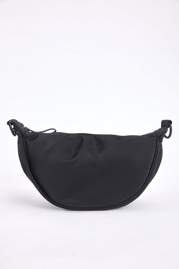 Carraig Donn Crescent Shape Crossbody in Black