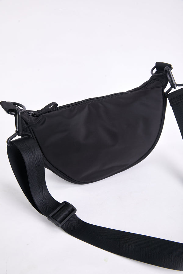 Carraig Donn Crescent Shape Crossbody in Black