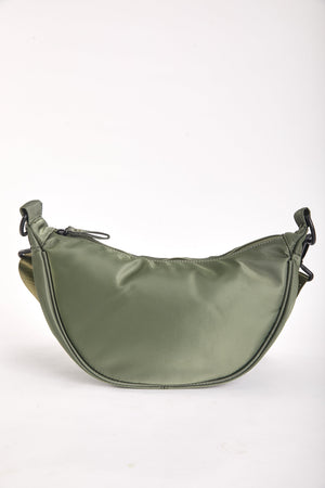 Carraig Donn Crescent Shape Crossbody in Khaki