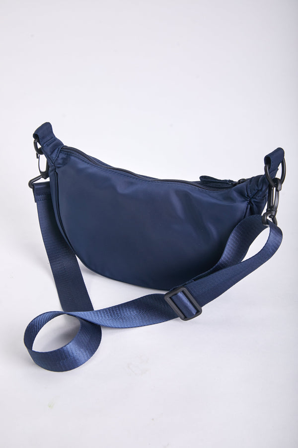 Carraig Donn Crescent Shape Crossbody in Navy