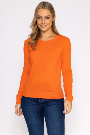 Carraig Donn Crew Neck Cashmilon Knit in Coral