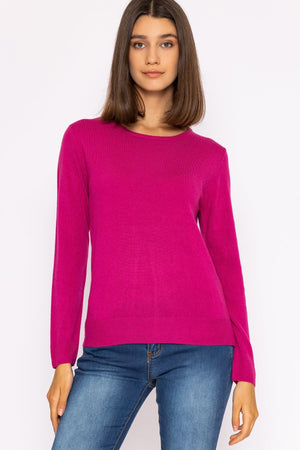 Carraig Donn Crew Neck Cashmilon Knit in Pink