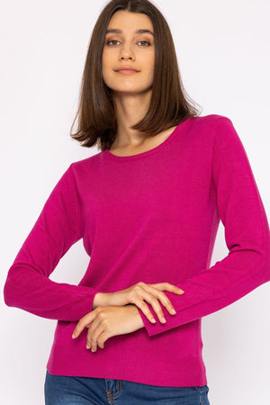 Carraig Donn Crew Neck Cashmilon Knit in Pink