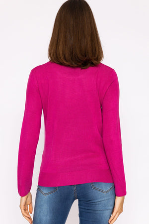 Carraig Donn Crew Neck Cashmilon Knit in Pink