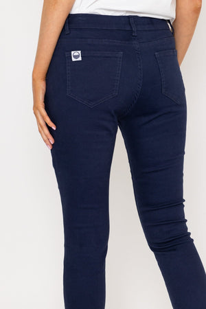 Carraig Donn Crop Stretch Jeans in Navy
