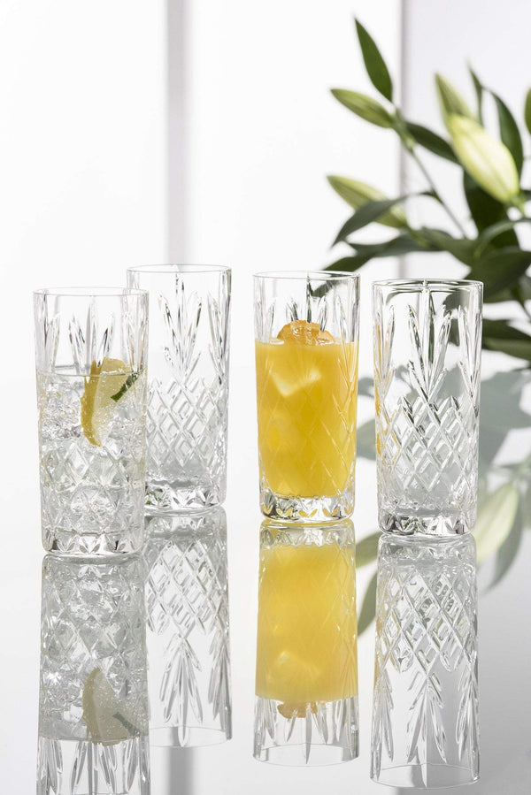 Carraig Donn Crystal Hi Ball Set of 4