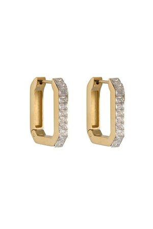 Carraig Donn Crystal Rectangular Earrings