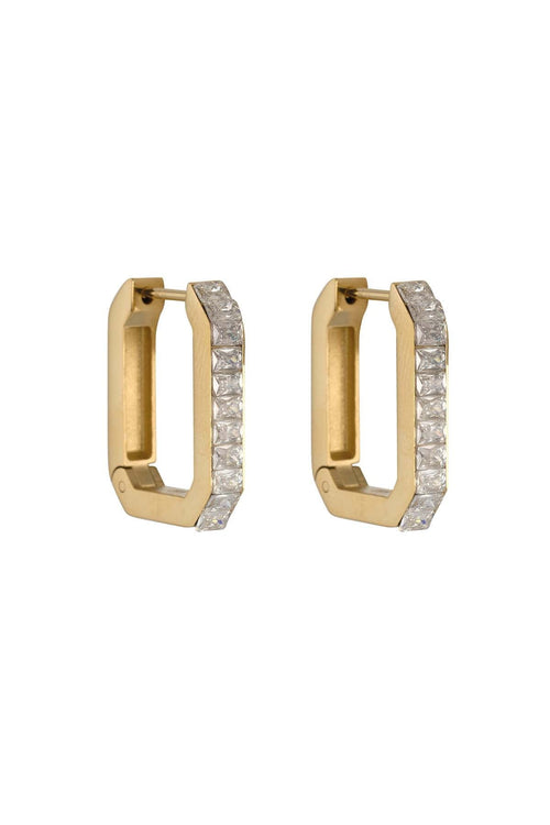 Carraig Donn Crystal Rectangular Earrings