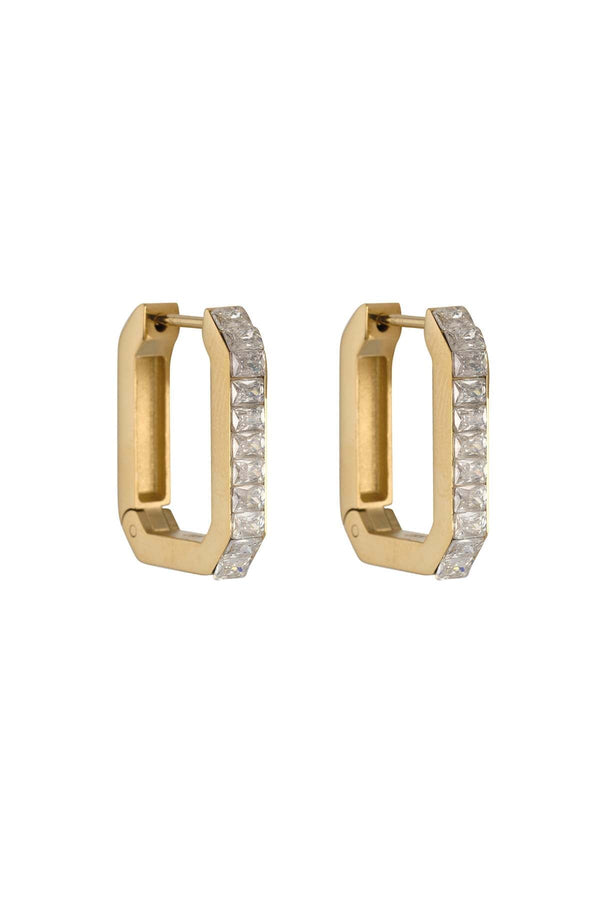 Carraig Donn Crystal Rectangular Earrings