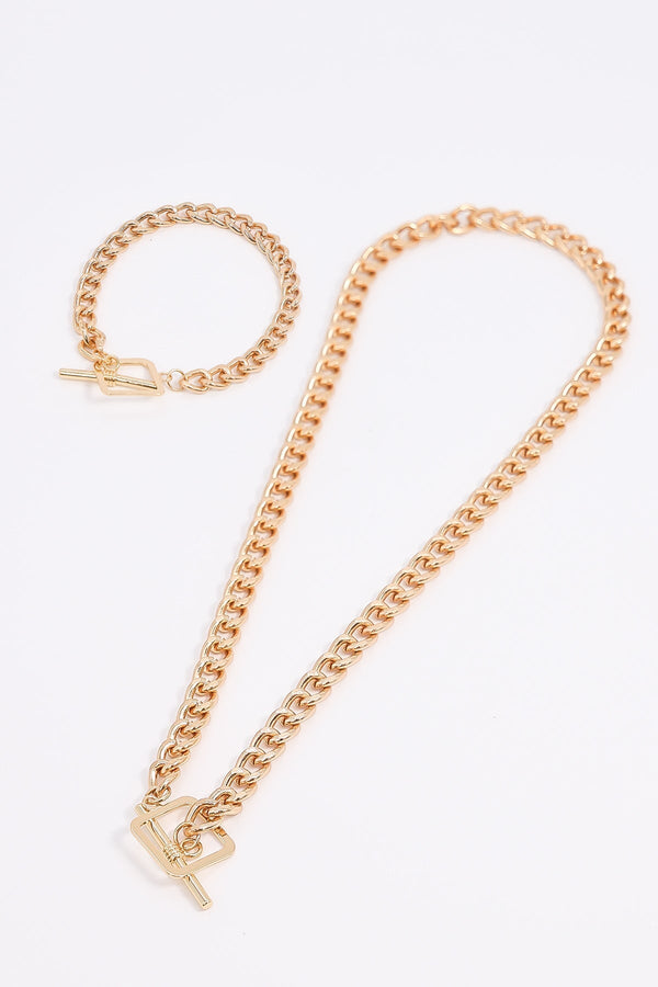 Carraig Donn Curb T-Bar Bracelet