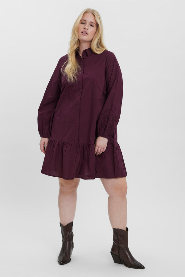 Carraig Donn Curve - Abby Dress in Burgundy