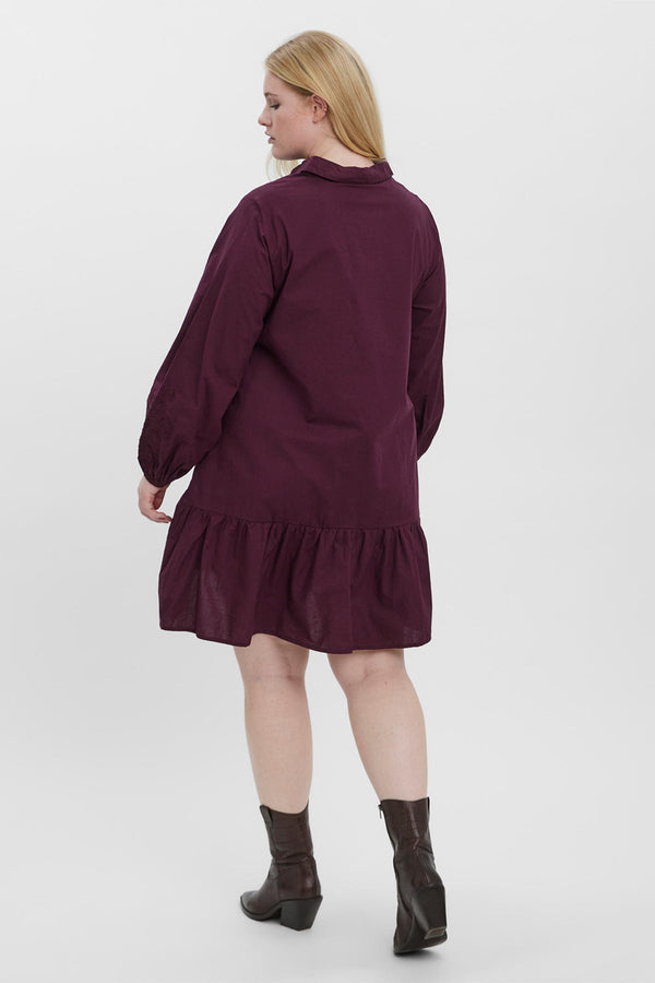 Carraig Donn Curve - Abby Dress in Burgundy