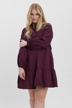 Carraig Donn Curve - Abby Dress in Burgundy