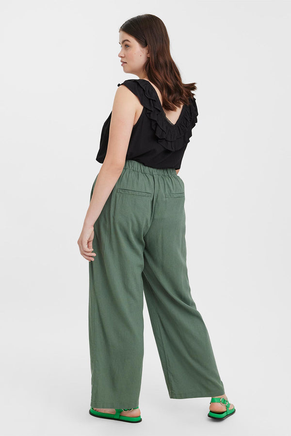 Carraig Donn Curve - Aubriella Wide Pants in Khaki