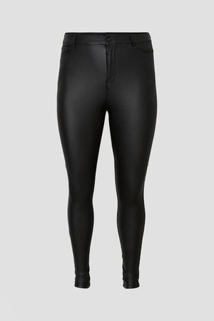 Carraig Donn Curve - Coated Pants in Black