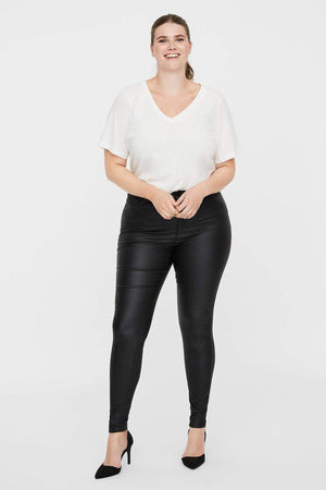 Carraig Donn Curve - Coated Pants in Black