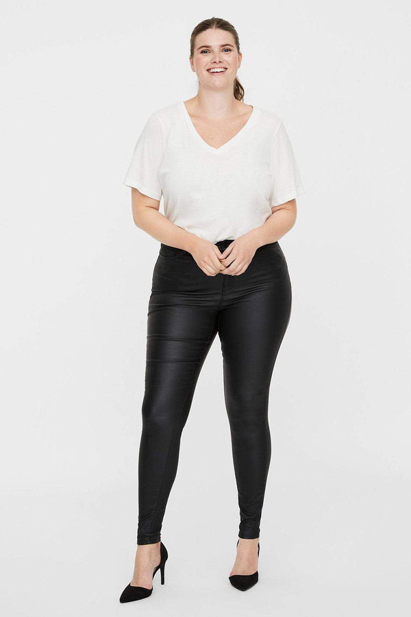 Carraig Donn Curve - Coated Pants in Black