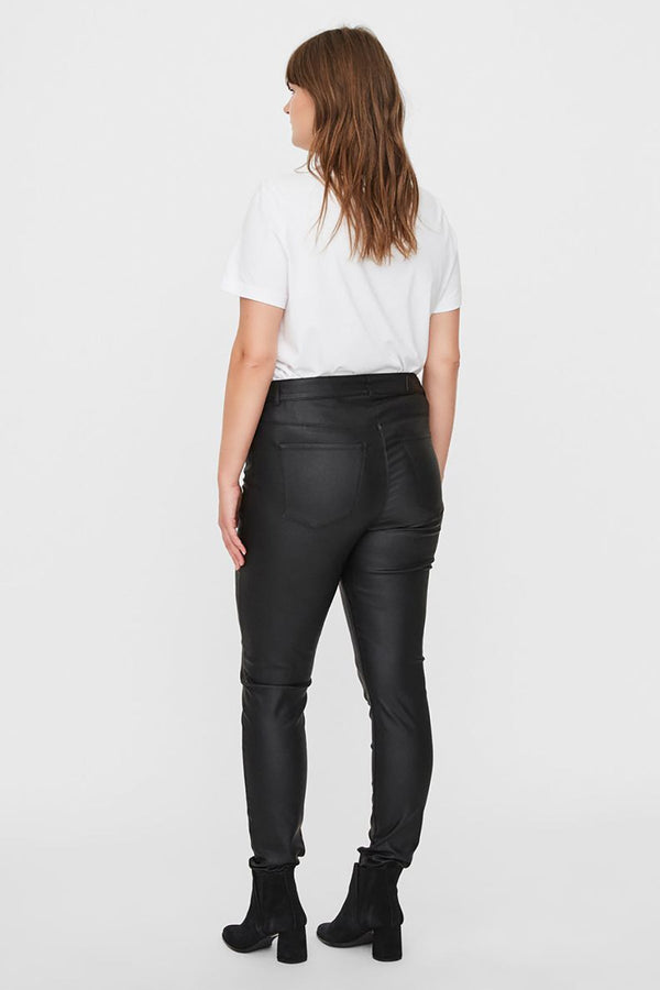 Carraig Donn Curve - Coated Pants in Black