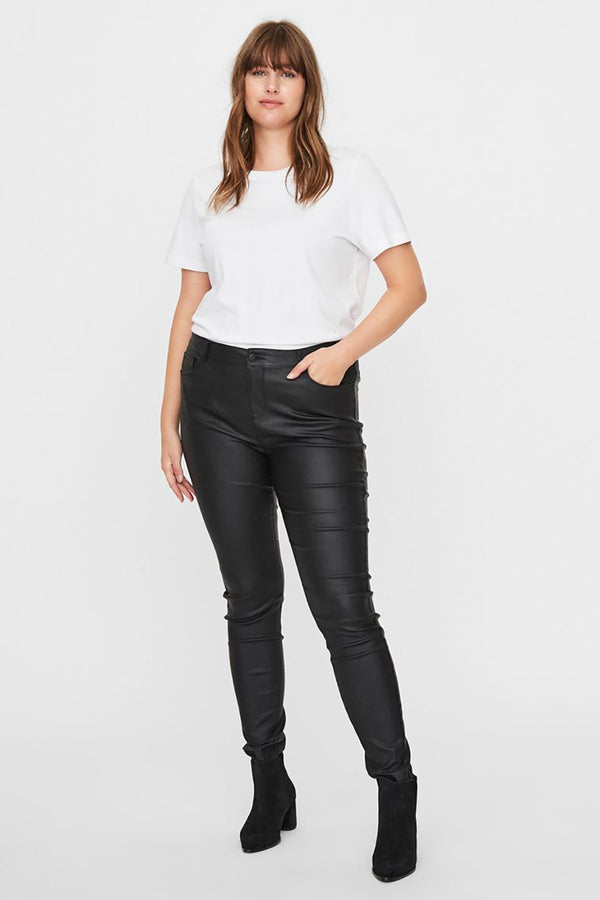 Carraig Donn Curve - Coated Pants in Black