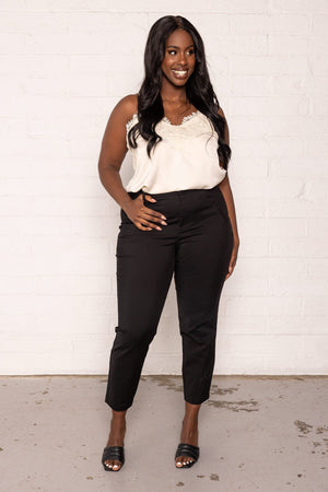 Carraig Donn Curve - Gloria Ankle Pants in Black