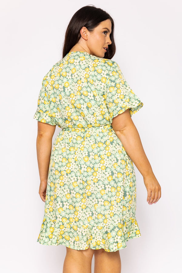 Carraig Donn Curve - Henna Dress in Green