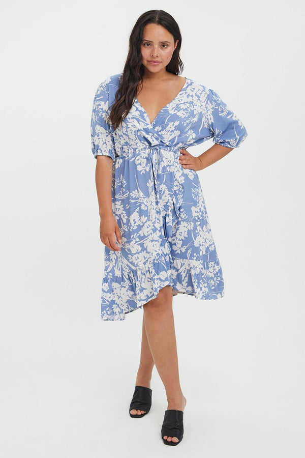 Carraig Donn Curve - Lexie Dress in Blue Print