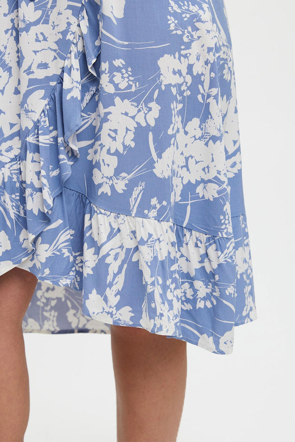 Carraig Donn Curve - Lexie Dress in Blue Print