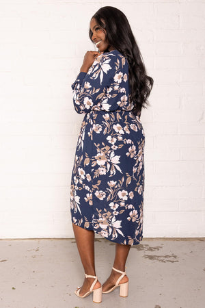 Carraig Donn Curve - Macy Shirt Dress in Navy