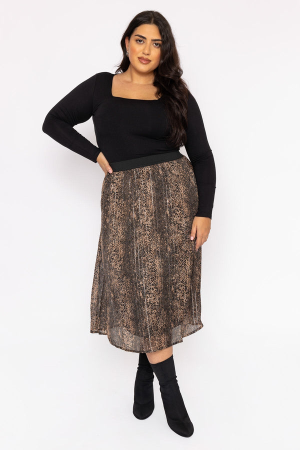 Carraig Donn Curve - Nala 7/8 Skirt in Animal Print