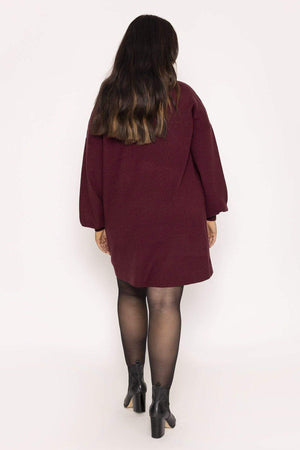 Carraig Donn Curve - Nancy Dress in Burgundy